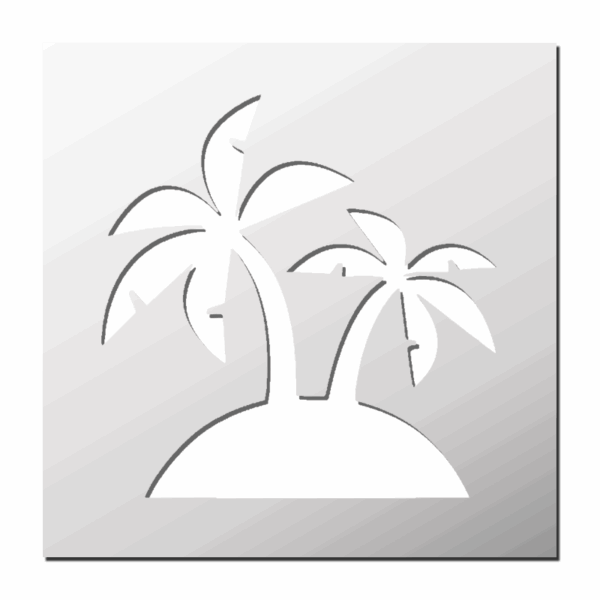 Pochoir Palmier