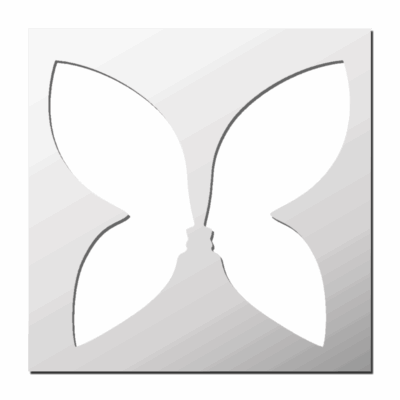 Pochoir Papillon Visage