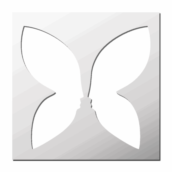 Pochoir Papillon Visage