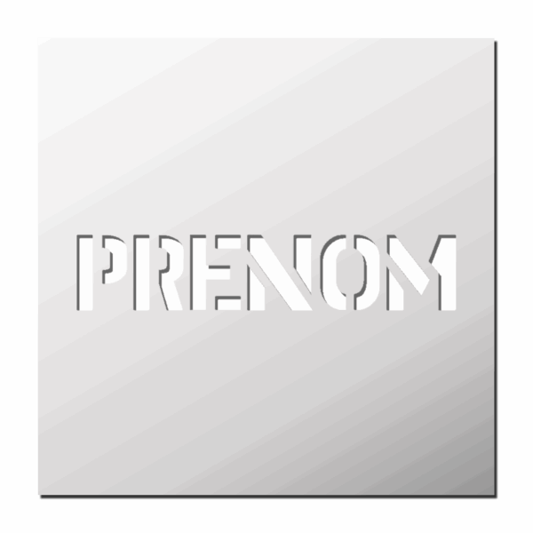 Pochoir Prénom