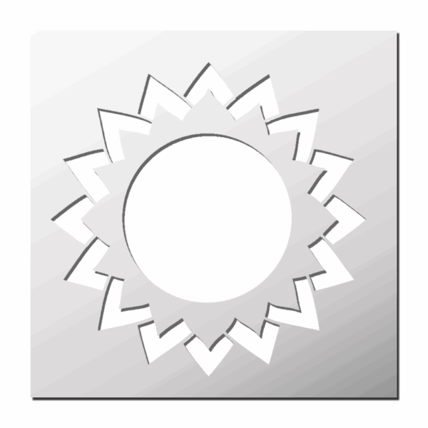 Pochoir Soleil