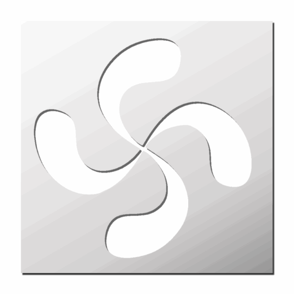 Pochoir Croix Basque