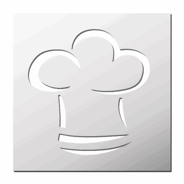 Pochoir Toque Chef de cuisine