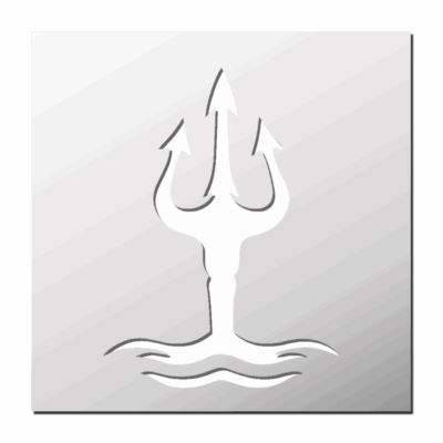 Pochoir Trident