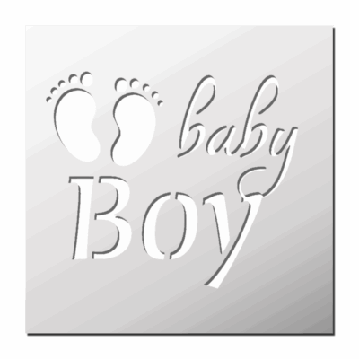 Pochoir Baby Boy
