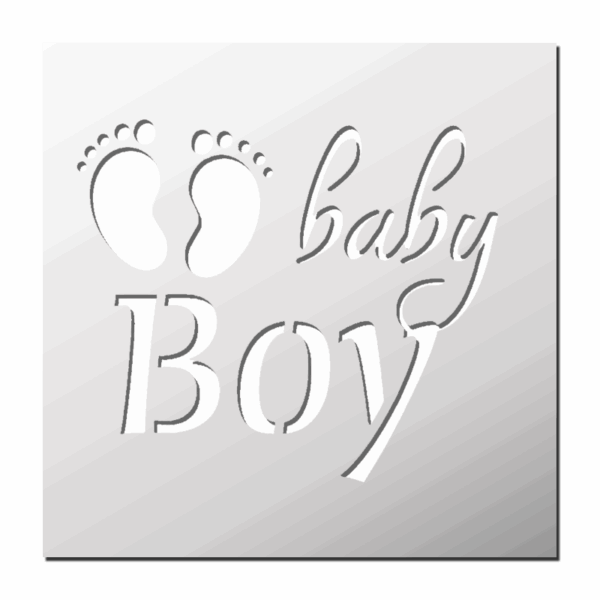 Pochoir Baby Boy