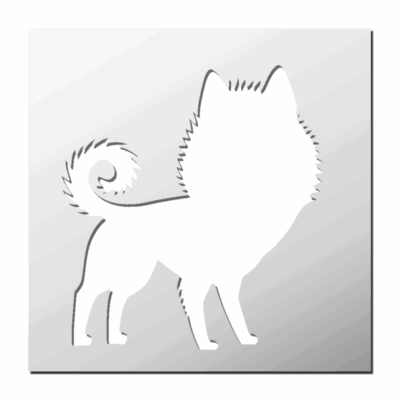 Pochoir Chien Husky