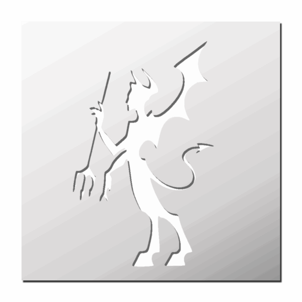 Pochoir Démon