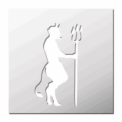Pochoir Diable