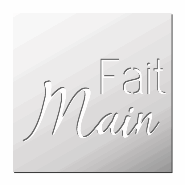 Pochoir Fait Main