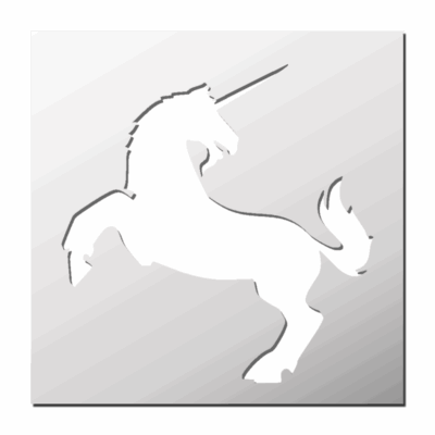 Pochoir Licorne