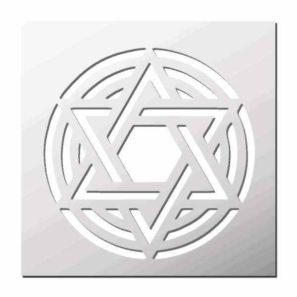 Pochoir Pentagramme