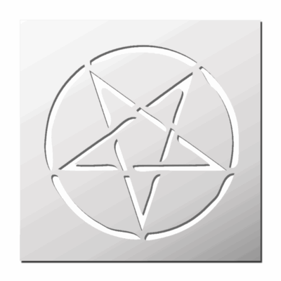 Pochoir Pentagramme