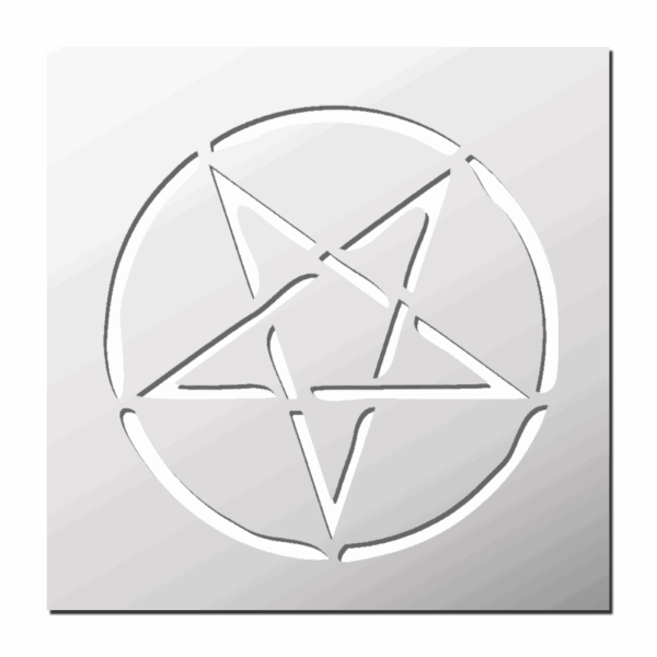 Pochoir Pentagramme