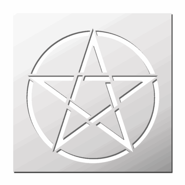 Pochoir Pentagramme