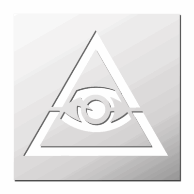 Pochoir Pyramide des yeux