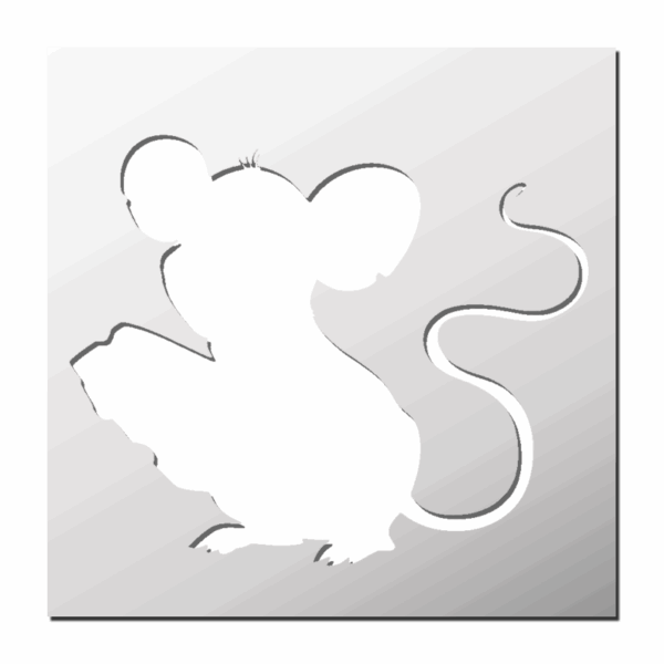 Pochoir Souris