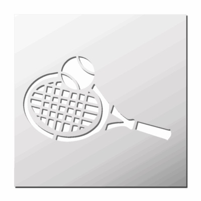 Pochoir Tennis