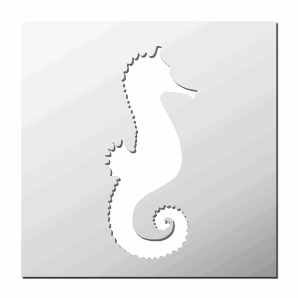 Pochoir Hippocampe