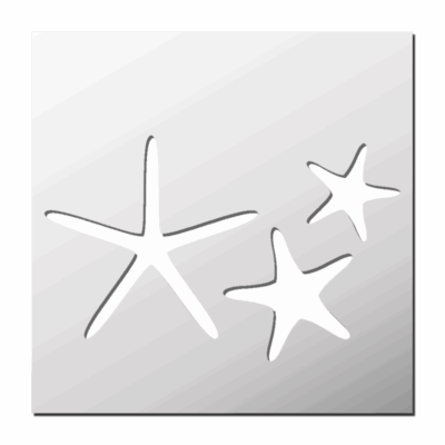 Pochoir Etoiles de Mer