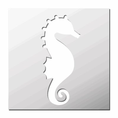 Pochoir Hippocampe