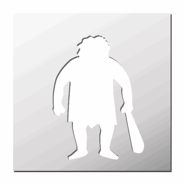 Pochoir Homme des cavernes