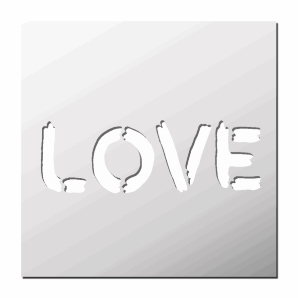 Pochoir LOVE
