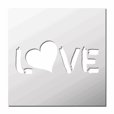 Pochoir LOVE