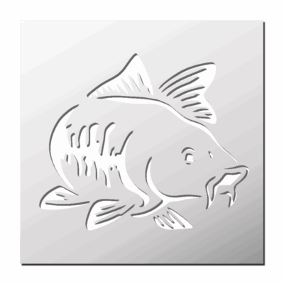 Pochoir Poisson Carpe