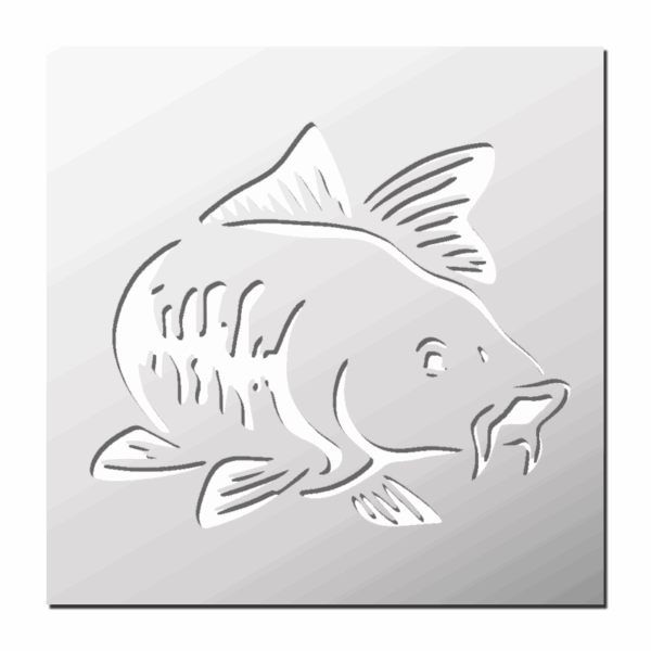 Pochoir Poisson Carpe