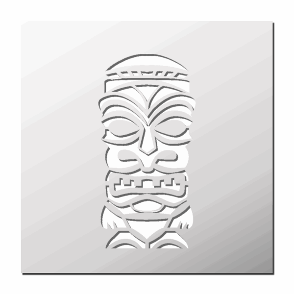 Pochoir Totem Tiki
