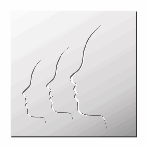 Pochoir Visages