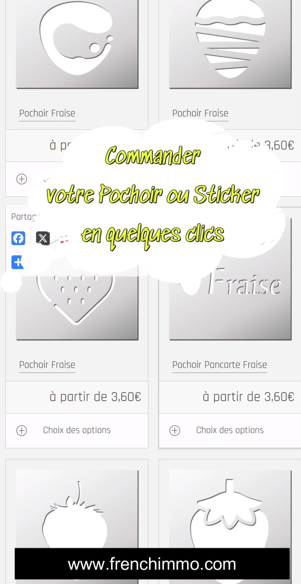 Commandez votre pochoir ou sticker en quelques clics