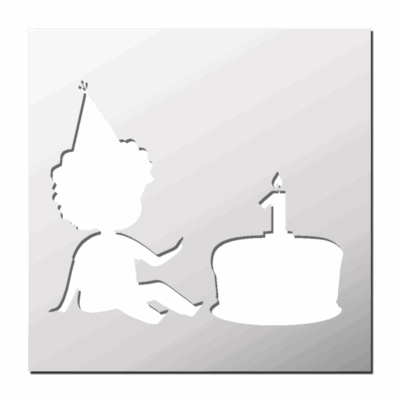 Pochoir Anniversaire Enfant 1 an