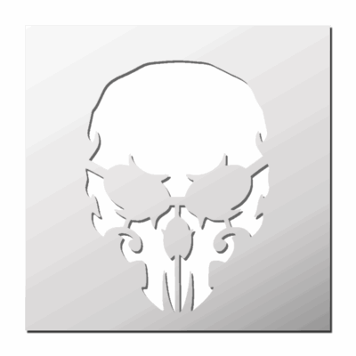 Pochoir Tête de Mort