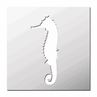 Pochoir Hippocampe