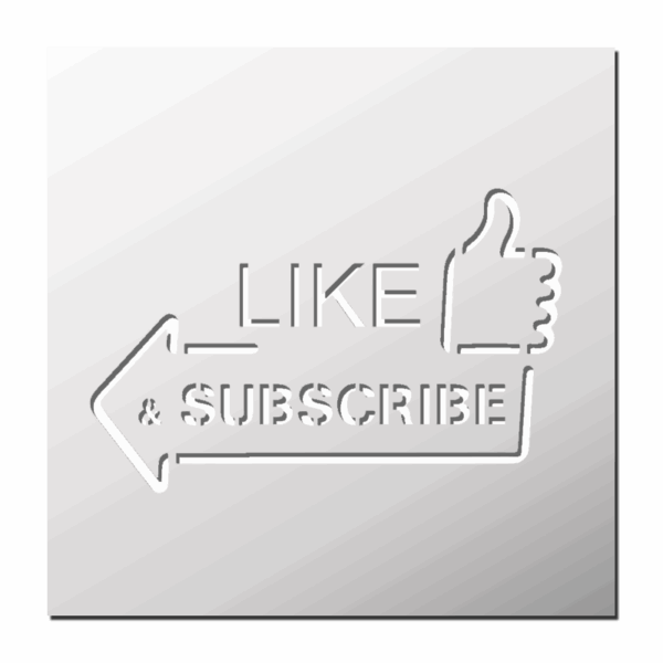 Pochoir Like & Subscribe