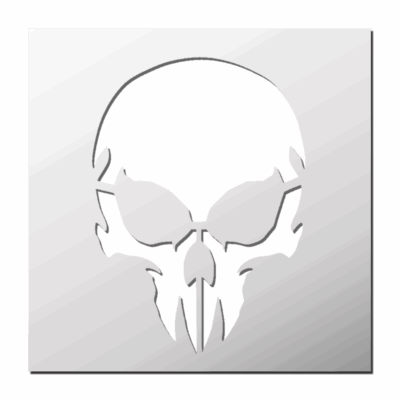 Pochoir Tête de Mort