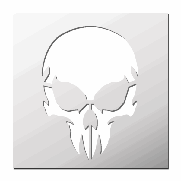 Pochoir Tête de Mort