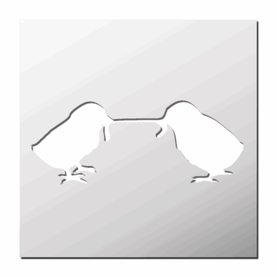 Pochoir Oisillons