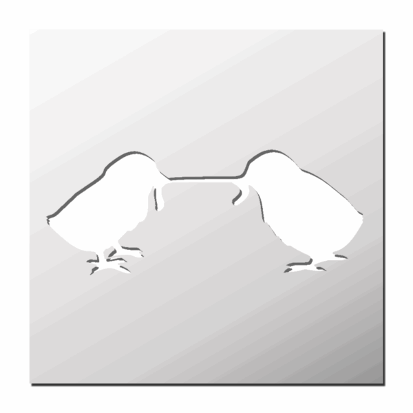 Pochoir Oisillons