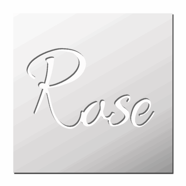 Pochoir Prénom Rose