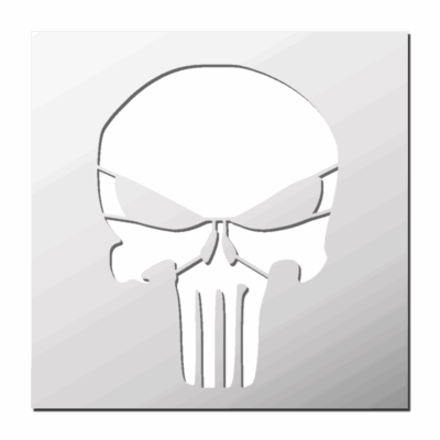 Pochoir Tête de mort