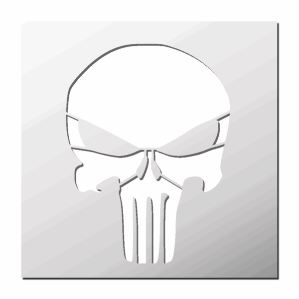 Pochoir Tête de mort