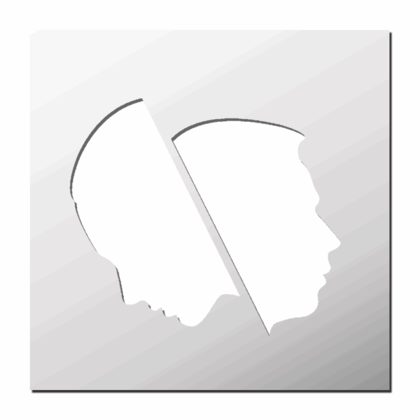 Pochoir Visages