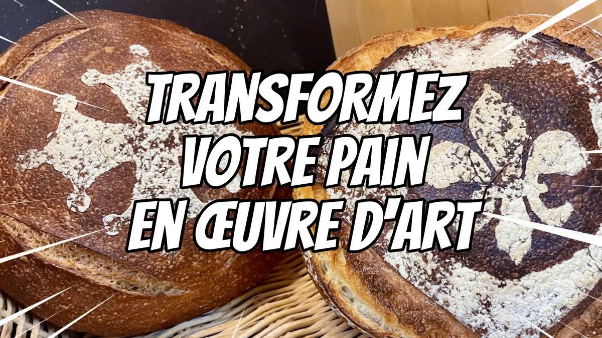 Transformez votre pain en œuvre d’art avec un pochoir sur mesure