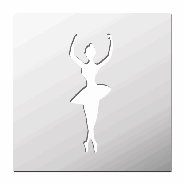 Pochoir Danseuse Ballet