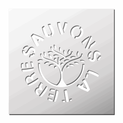 Pochoir Sauvons la Terre