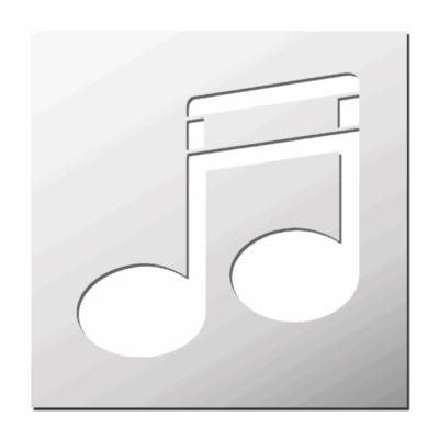 Pochoir Note de Musique