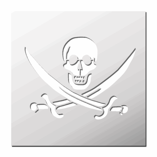 Pochoir Tête de Mort